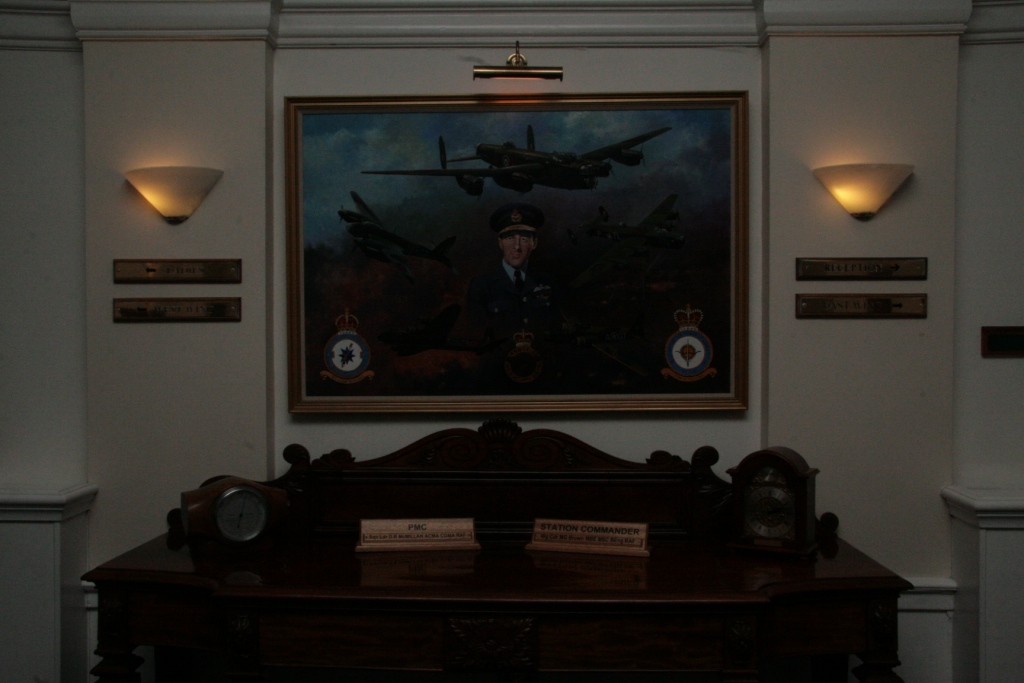 The entrance to the Officers Mess, RAF Wyton   May 2012